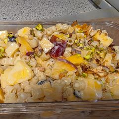 A picture of Creamy macaroni salad.