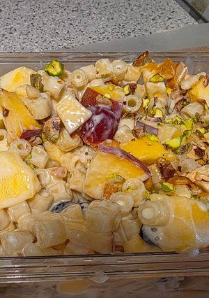 A picture of Creamy macaroni salad.