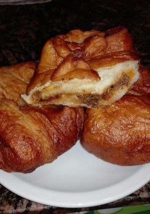 Una foto de Pan relleno cocinado al vapor