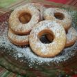 Rosquitas con azúcar impalpable