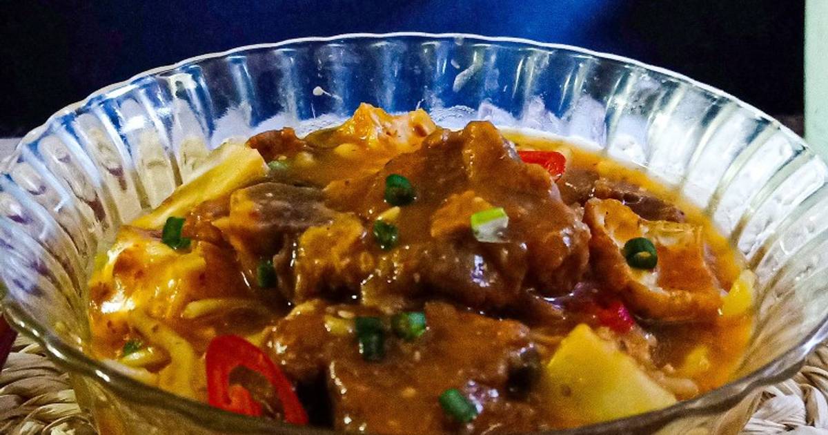 resepi mee rebus tulang