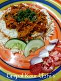 Masala scrambled eggs with cumin rice