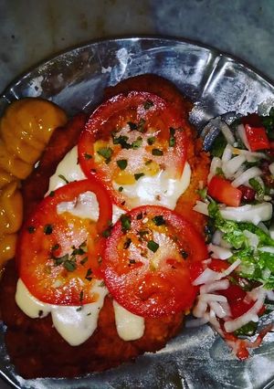 Una foto de Milanesas mixtas
