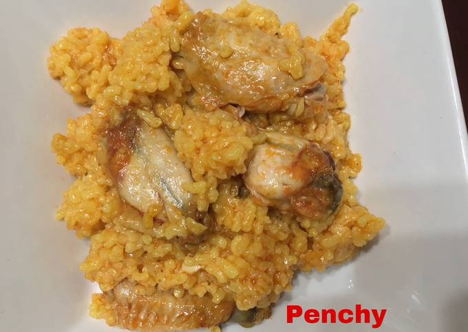 Arroz De Calasparra Con Alitas Adobadas Receta De Penchi Briones Garcia Cookpad