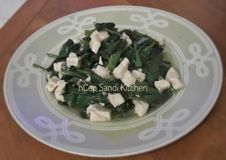 Resep Tumis Tahu Daun Pucuk Labu Anti Gagal