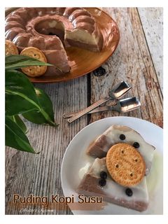 Foto resep Puding Kopi Susu dan Biskuit