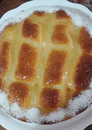 A picture of Torta Matera (with Powdered Milk).