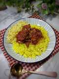 Nasi Kuning Bumbu Habang