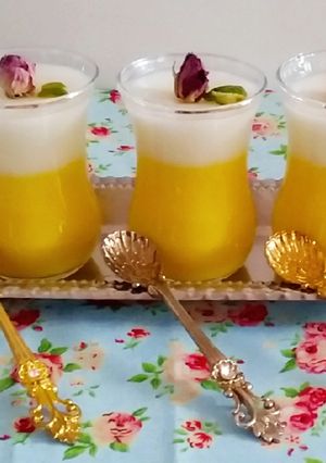 عکسی از دستور فرنی ساده و زعفرونی