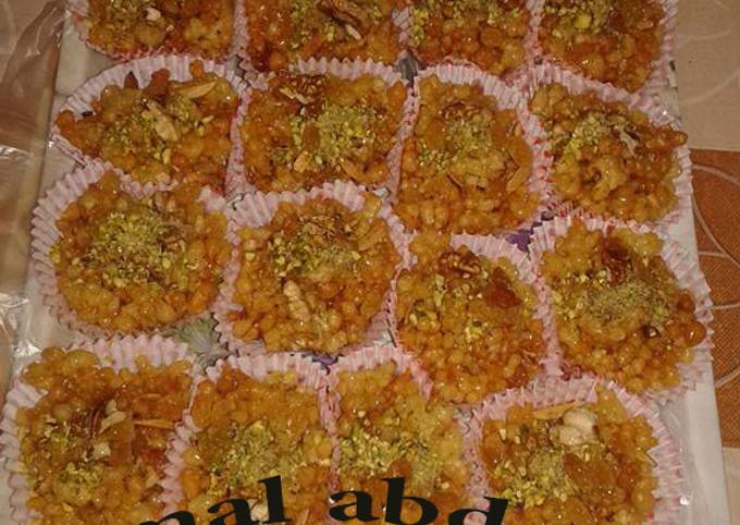 طريقة عمل حلوى اللدو على اصولها بطريقة سهلة وسريعة من jamal abdallah ...