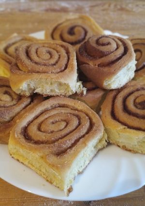 Kakaós és fahéjas csiga recept fotója