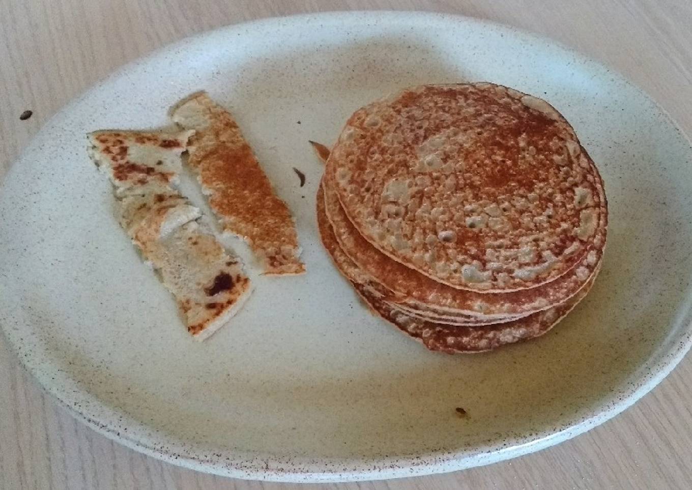 Tortitas de avena, plátano y pera - BLW - Thermomix