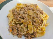 Una foto di ragù noce moscata