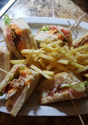 Φωτογραφία της συνταγής Club sandwich 🔝🎈🎉🎊♥