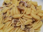 Una foto di vongole lupini