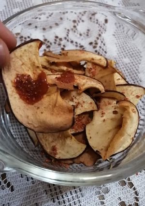 Una foto de Snack manzanas deshidratadas