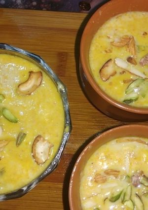 A picture of Gajar kheer.