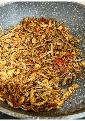 Foto resep Teri Bawang Pedas Gurih