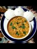 Sprouted Moong dal kurma/Moong sprouts curry