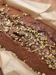 Une photo de Fondant chocolat pistache