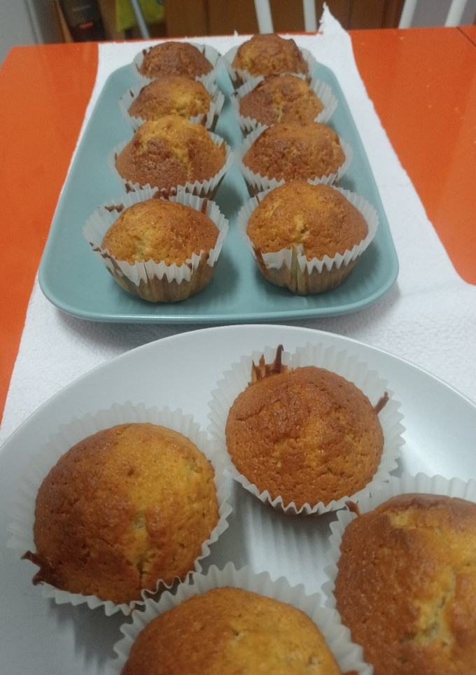 Una foto de Mejor receta de magdalenas caseras