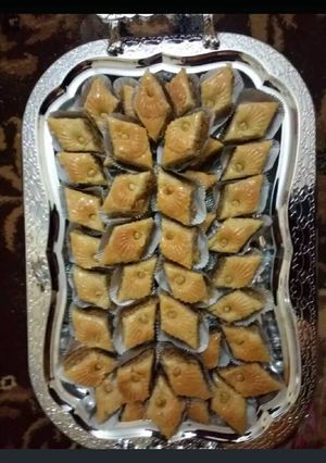 صورة لوصفة بقلاوة