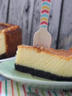 Una foto de Tarta de queso a la naranja