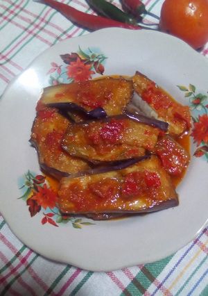 Foto resep Terong dicabein 😁😀