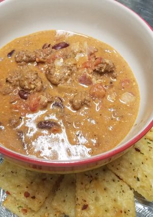 A picture of Big Mama's Jalapeno Popper Chili.