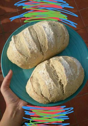 Una foto de Pan de oliva con semillas 🍞