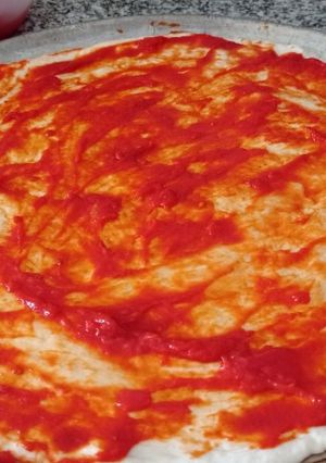 Una foto de Pizza