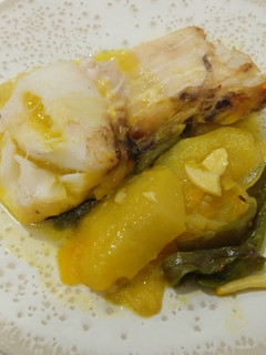 Una foto de Bacalao con patatas