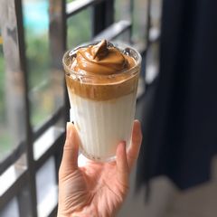 A picture of Dalgona Coffee.