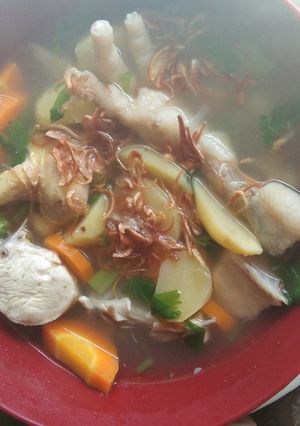 Foto resep Sup ayam sayuran
