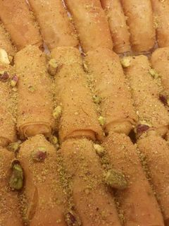 صورة لوصفة أصابع البقلاوة بالقشطة (زنود الست)