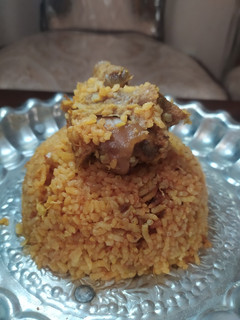 عکسی از دستور دمپخت کلم (برنج نیم دانه)با گوشت ماهیچه
