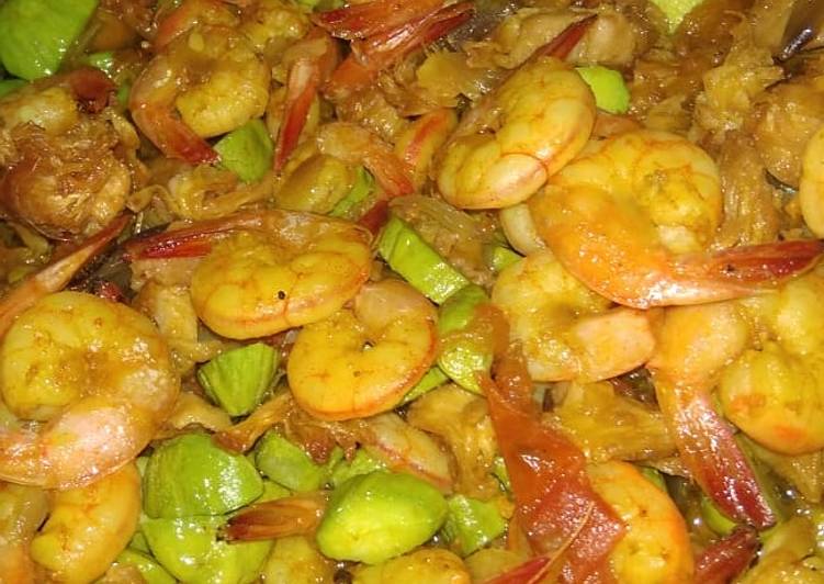 Bahan Membuat Tumis udang petai pedas, Menggugah Selera