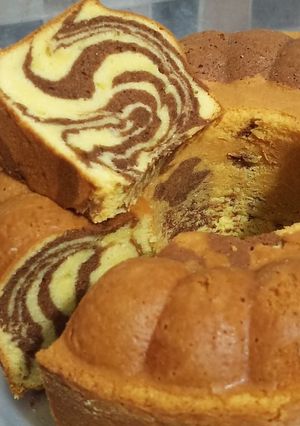 Foto resep Marmer cake bangka