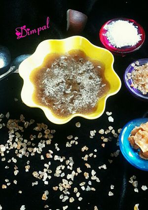 A picture of Winter special gum water.