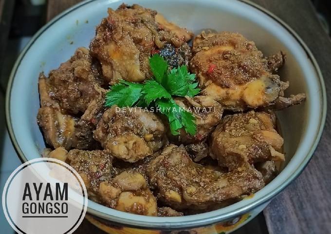 Resep memasak Ayam Gongso  enak