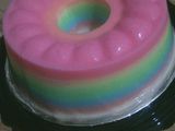 Pudding susu pelangi
