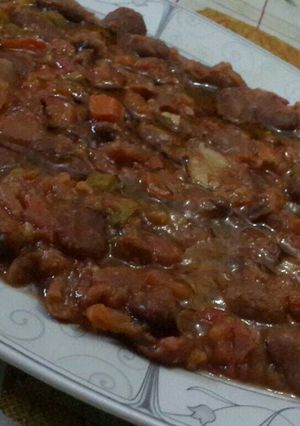 صورة لوصفة فول و بندوره
