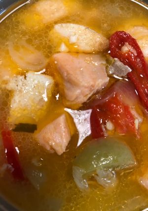 Foto resep Salmon kuah asam