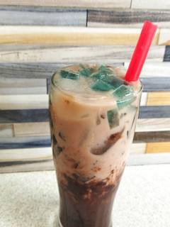 A picture of Ice diamond chocolate milk.
