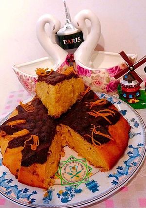 Hình của món Bánh bông lan vị cam và socola!.