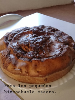 Una foto de Bizcochuelo marmolado