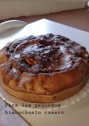 Una foto de Bizcochuelo marmolado