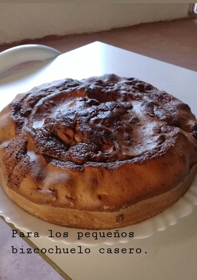 Una foto de Bizcochuelo marmolado