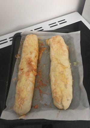 Une photo de Baguette farcie chorizo