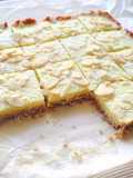 Cuadrados de limón veganos, sin gluten, sin azúcar refinada ;)